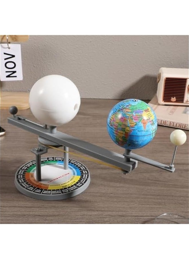 Sun, Earth & Moon Orbital Model, Sun Earth Moon Orbital Planetarium Model, Solar System Space Toy for Boys & Girls, Educational Planetarium Project Kit  - Image 3