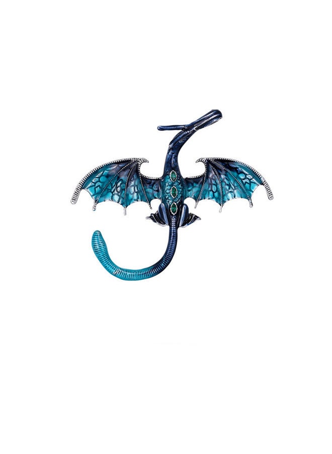 NIBEMINENT - Punk Dragon Flying Shape Brooch Pin - Image 1