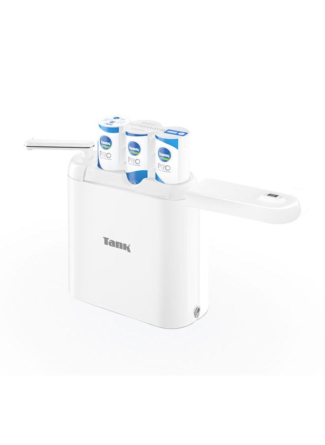 TANK - Tank Pro Water Filter With Digital Timer - 6 Purification Compressed Functions, White, 1 Year Warranty - Image 1
