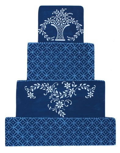 Designer Stencils Wedding Garland Cake Side Stencil by Designer Stencils - Image 3