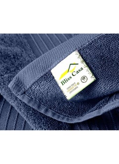 Bliss Casa 2-Piece Bath Sheets, 100% Combed Cotton 550 GSM Superior Quality Towels, Quick Dry Highly Absorbent 90x180 cm  - Image 3