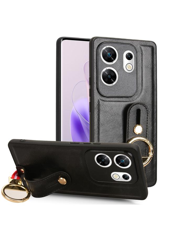 Zaboon Case For Infinix Zero 30 4G Wristband Leather Back Phone Case - Image 1