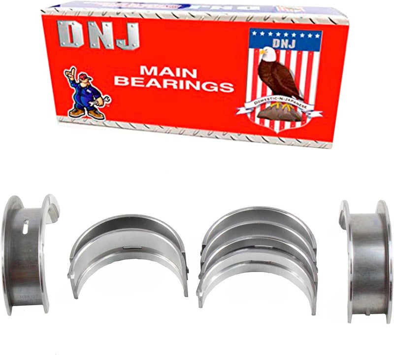 DNJ MB4137.20 Oversize Main Bearings Set for 1991-2008 Ford, Mazda, Mercury Aerostar, B3000, Probe 3.0L V6 12V OHV 2986cc - Image 1