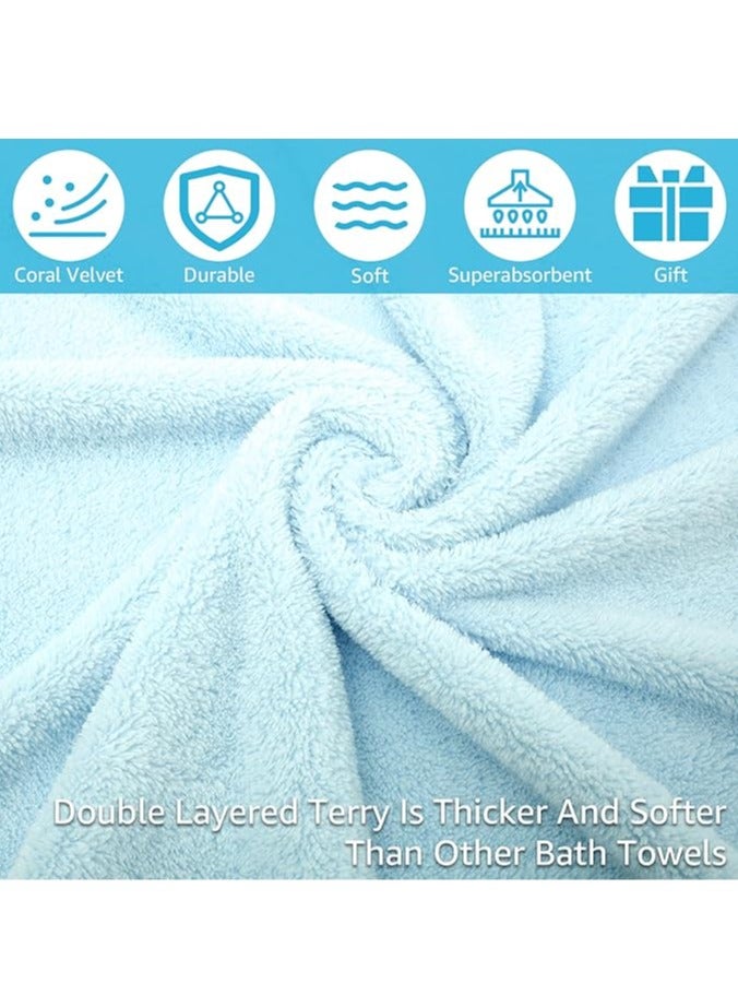 عام منشفة ذات غطاء للرضّع، ماصة للغاية، منشفة استحمام ذات غطاء ناعمة بقياس 31.5 × 31.5 بوصة للأولاد والبنات الرضّع الجدد - Image 2