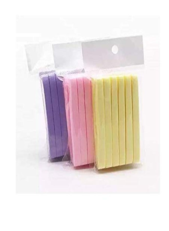 OJ Facial Cleaning Wash Puff Sponge Stick Face Cleansing Pad Sponge For Face Cleaning (Multicolor, Package Content 12 pcs) - Image 1
