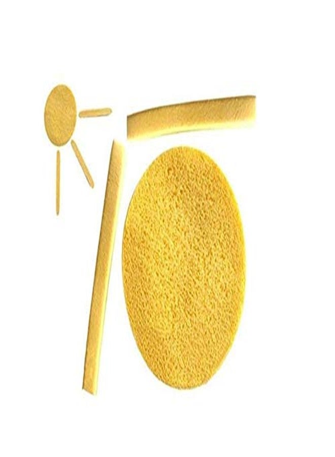 OJ Facial Cleaning Wash Puff Sponge Stick Face Cleansing Pad Sponge For Face Cleaning (Multicolor, Package Content 12 pcs) - Image 3
