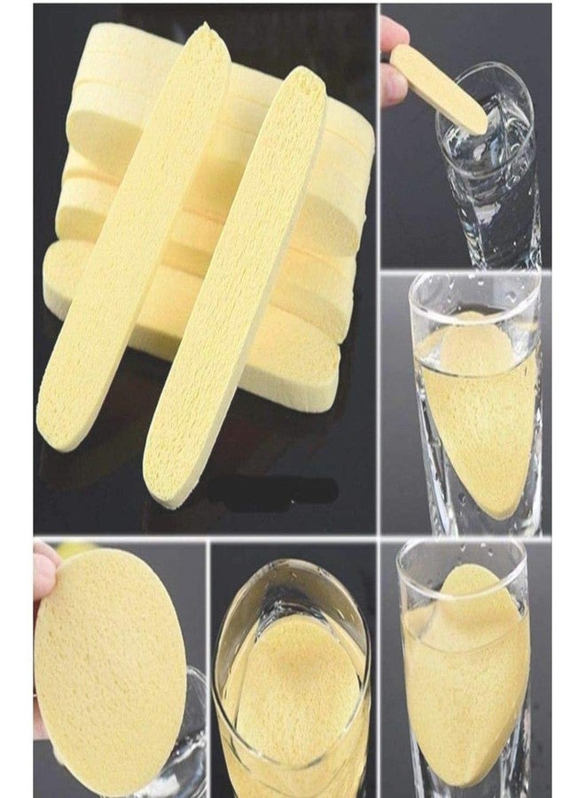OJ Facial Cleaning Wash Puff Sponge Stick Face Cleansing Pad Sponge For Face Cleaning (Multicolor, Package Content 12 pcs) - Image 5