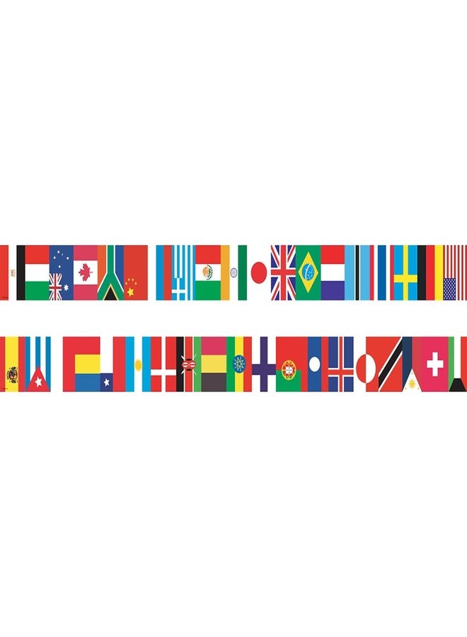 Edupress Teacher Created Resources International Flags Spotlight Border (EP-595)