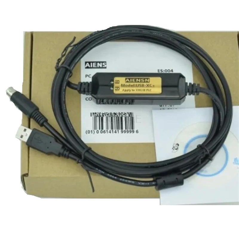 كابل برمجة USB-XC للموديلات XC1، XC2، XC3، XC5، يدعم نظام التشغيل Windows 7 (32/64 بت)، معزول أو يحتوي على شريحة CH340 (شريحة FTDI معزولة). - Image 1