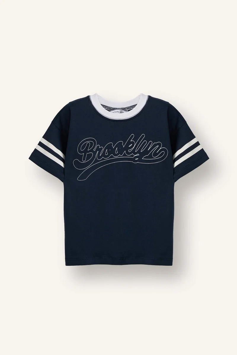 DeFacto Oversize Fit Printed Short Sleeve T-Shirt