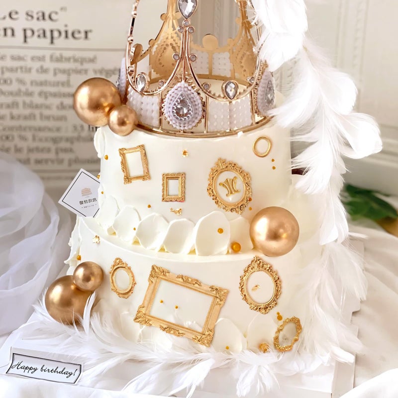 Puyeipt 4 Pcs Photo Frame Silicone Molds, Baroque Style Picture Photo Frames and Mirrors Fondant Molds for Cupcake Topper, Chocolate, Candy, Donut Cake Puck Decoration and Clay Craft Making - Image 5