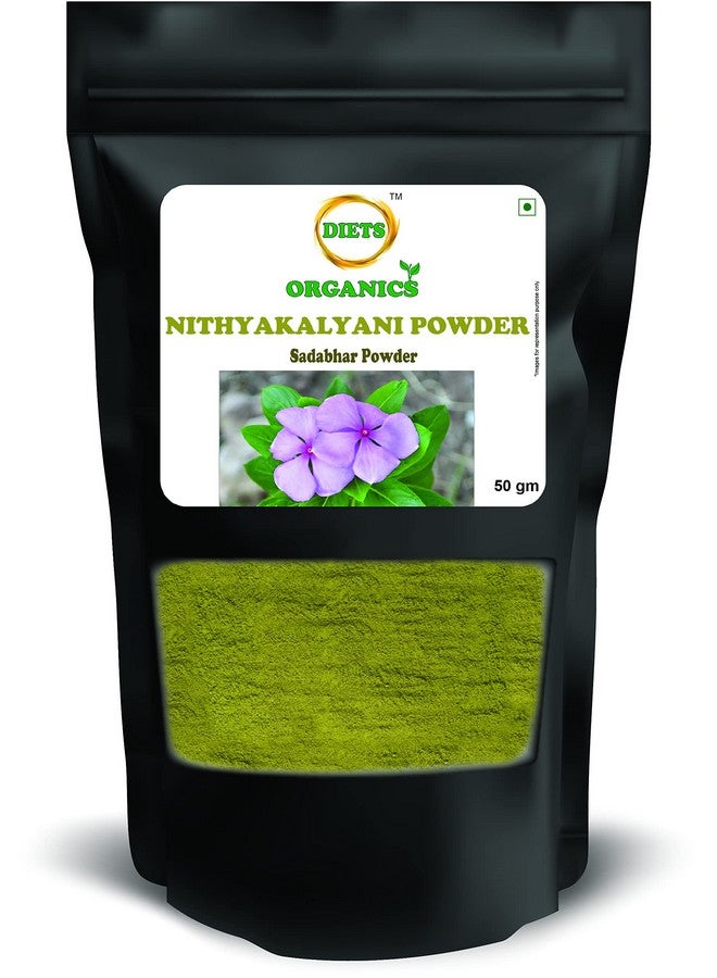 DIETS ORGANICS NithyaKalyani Powder l Catharanthus Roseus Powder -50Gms - Image 1