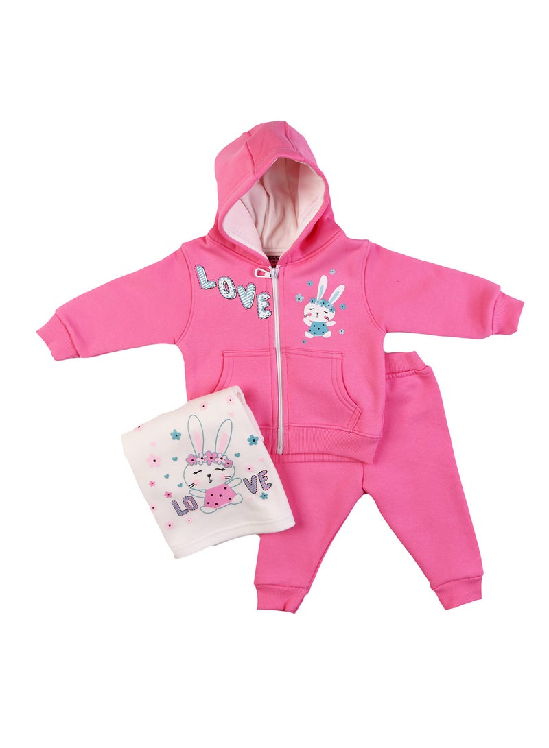 زيركون بيجامة شتوي لحديثي الولادة - 1314 - Image 1