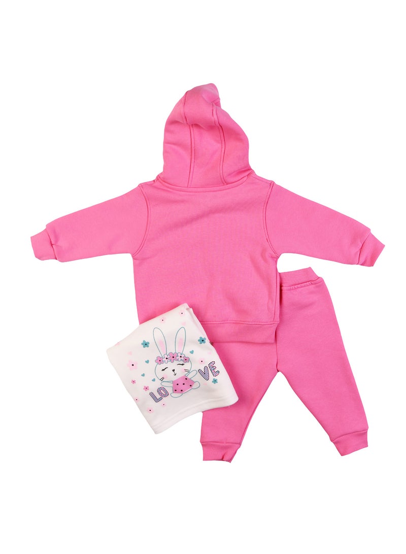 زيركون بيجامة شتوي لحديثي الولادة - 1314 - Image 3