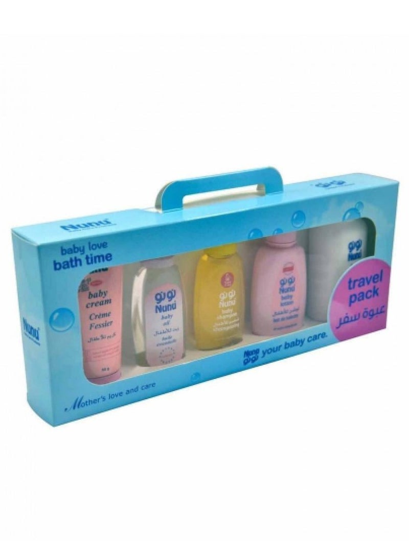 نونو مجموعة هدايا منتجات العناية بالطفل, عبوة السفر من 5 قطع ,50مل - Image 2