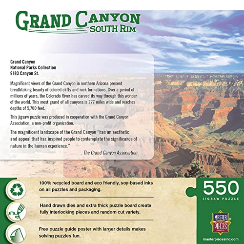 MasterPieces 550 Piece Jigsaw Puzzle For Adults and Family - Grand Canyon South Rim - 18"x24" - Image 3