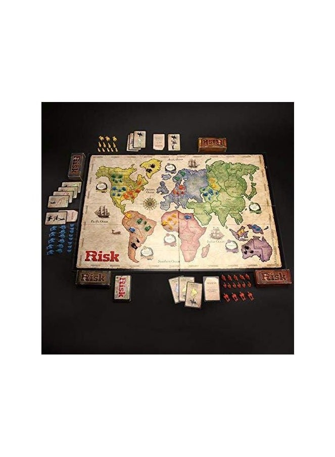 Hasbro Games Risk Board Game, The Game of Strategic Conquest, Ages 10+, Classic World Domination Strategy Game  - Image 2