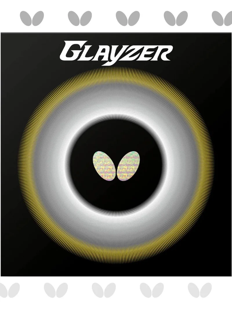 BUTTERFLY Butterfly Glayzer Table Tennis Rubber Inverted Professional Butterfly Table Tennis Rubber Red (2.1mm)