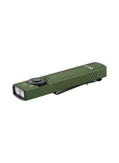 OLIGHT Arkfeld Pro Rechargeable EDC Flashlight with Green Beam, UV Light and White LED Combo, 1300 Lumens Portable Flat Flashlights, Triple Light Sources Pocket Lights for Emergency (OD Green CW)