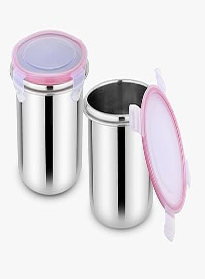PARABRAHMA Stainless Steel Click & Seal Food Container Multipurpose Leakproof Tiffin Container Box with Lid, Air Tight Food Container Use for Home Kitchen, Travel, School (pack of 1) (1250 ML) - Image 3