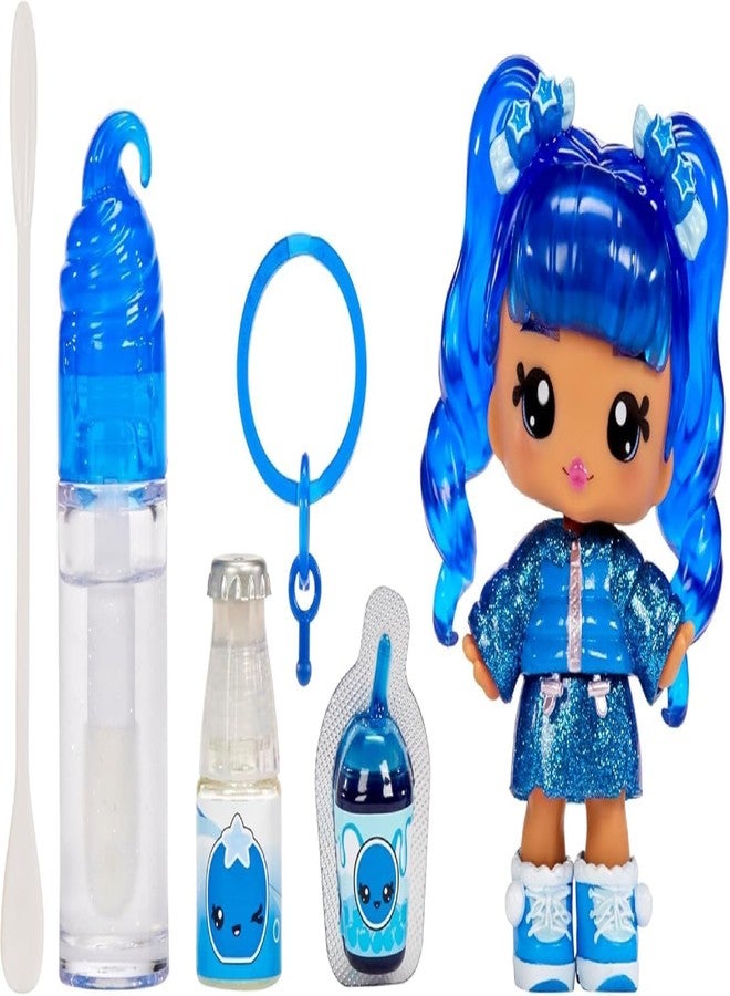 YUMMILAND Lipgloss Doll - Rory Blueberry - Scented Doll with DIY Lip Gloss Kit - Suitable for Girls and Boys Ages 4+ - Image 1