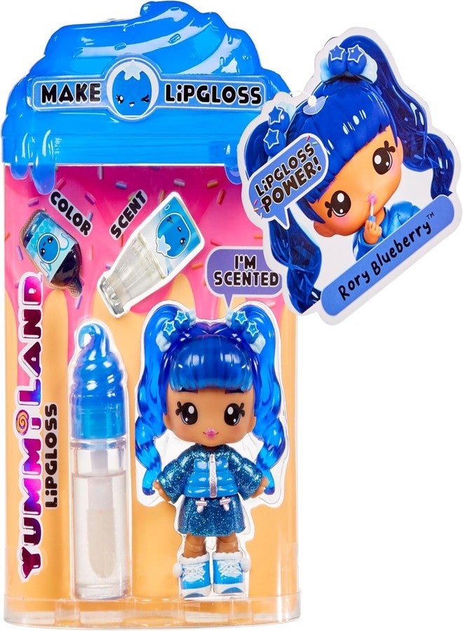 YUMMILAND Lipgloss Doll - Rory Blueberry - Scented Doll with DIY Lip Gloss Kit - Suitable for Girls and Boys Ages 4+ - Image 4