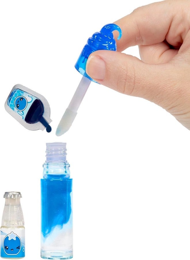 YUMMILAND Lipgloss Doll - Rory Blueberry - Scented Doll with DIY Lip Gloss Kit - Suitable for Girls and Boys Ages 4+ - Image 3