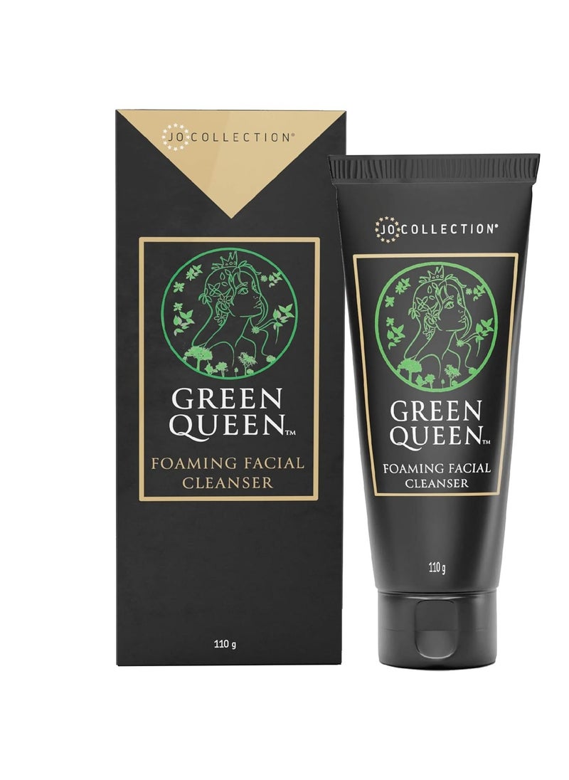 JO COLLECTION Face Wash Foaming Cleanser by Green Queen helps removes excess oil, dirt, and makeup | Foaming action | refreshes & cleanses |help calm skin | Fragrance Free| 110 g  - Image 1