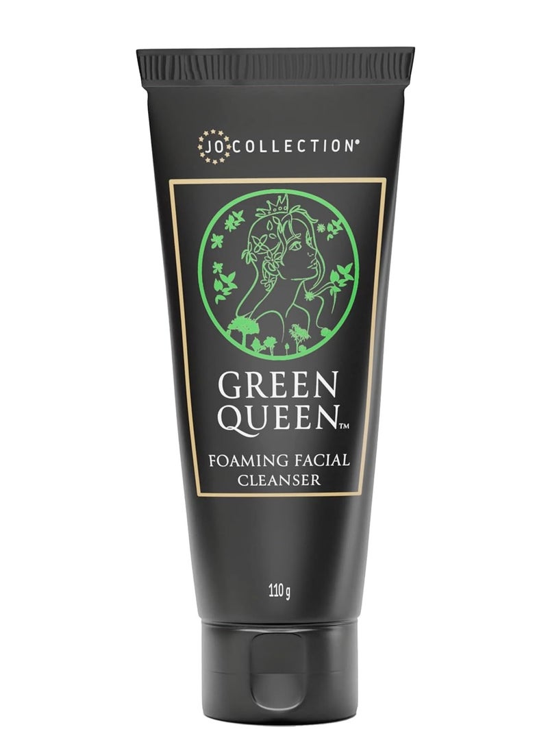 JO COLLECTION Face Wash Foaming Cleanser by Green Queen helps removes excess oil, dirt, and makeup | Foaming action | refreshes & cleanses |help calm skin | Fragrance Free| 110 g  - Image 2