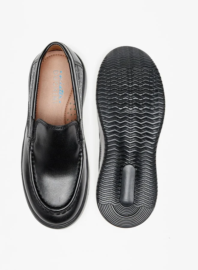 DUCHINI Boys Solid Slip-On Loafers