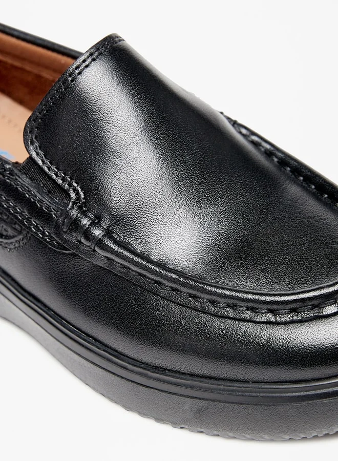 DUCHINI Boys Solid Slip-On Loafers