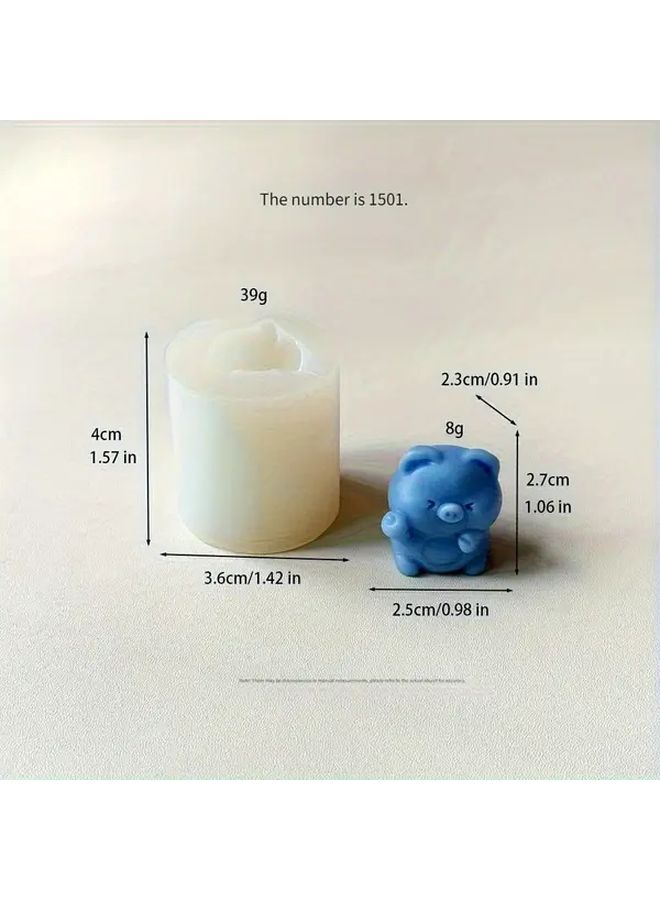Aromatherapy Gypsum Candle Handmade Silicone Mold Model 1499 Meditation Accessory DIY Craft - Image 4