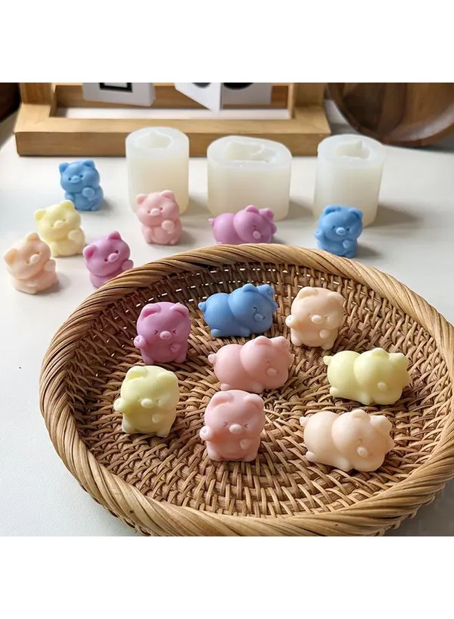 Aromatherapy Gypsum Candle Handmade Silicone Mold Model 1499 Meditation Accessory DIY Craft - Image 1