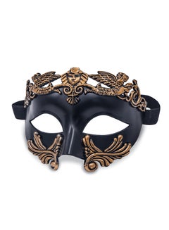 SYOSI Masquerade Mask for Men - Roman Greek Mask - Venetian Half Face ...