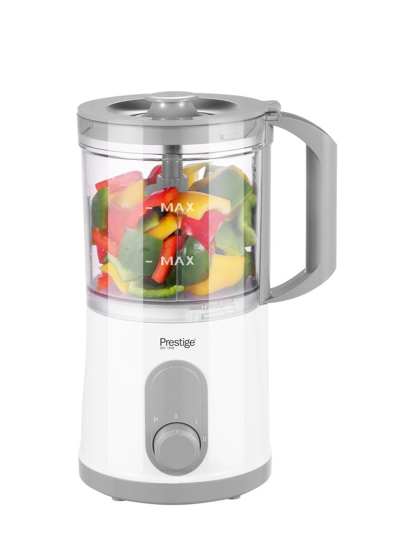 Prestige Food Chopper with food Dicing Baskets, Separate Blade Ice Crushing Function, Ice Crush 5 Sec 500 W PR81518 White - Image 3