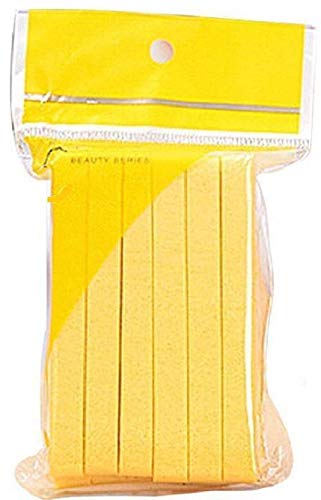 CETC Facial Cleaning Wash Puff Sponge 12 Stick Face Cleansing Pad Soft,Yellow, 30 Grams, Pack Of 1 - Image 1