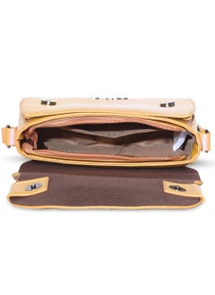 CAPRESE Caprese Theia Iridescent Yellow Faux Leather Small Sling Bag  - Image 5