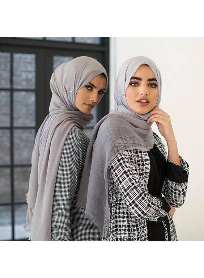 جيفت ٣٦ قطعة من دبابيس وشاح الحجاب، مشابك وشاح لؤلؤية إسلامية، دبوس بروش مرصع بأحجار الراين، دبابيس لؤلؤية متعددة الألوان، مشابك بروش للسترات وإكسسوارات المجوهرات. - Image 4