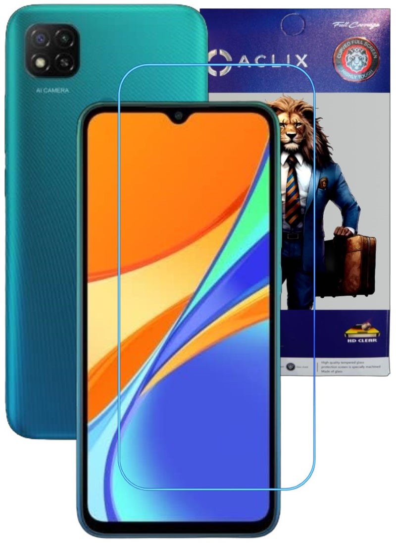 ACLIX Antistatic ESD Dustproof Premium Quality High Definition Clear Tempered Glass Screen Protector Designed For Xiaomi Redmi 9C - Image 1