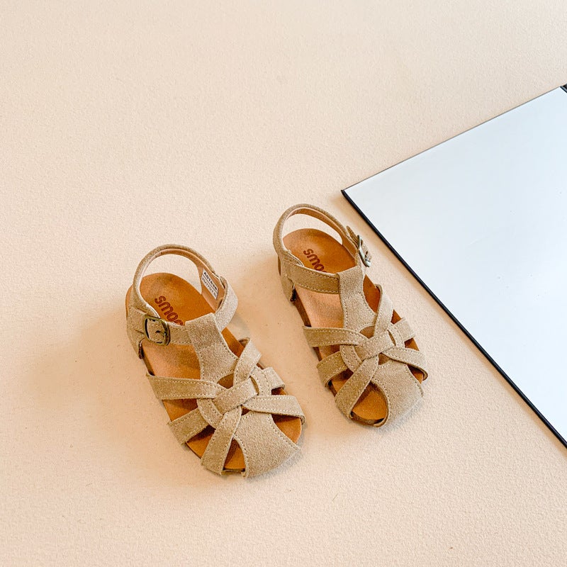 Girls' Sandals 2025 Style Anti-Slip Princess Shoes Korean Style Women'S Treasure Fashionable All-Match Casual Beach Shoes - Image 3