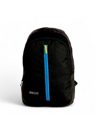 Basic Backpack Black/Teal Blue front zip unisex backpack- FDB01 - pzsku/Z070F14CF2F94B4C7B437Z/45/_/1726596938/e292305c-8bb4-4f24-9144-445dd6d44c66