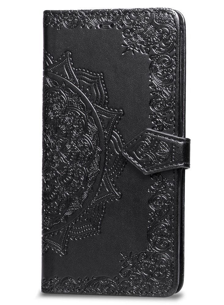 Loquat Suitable For IPhone Datura Embossed Leather Case - Image 1