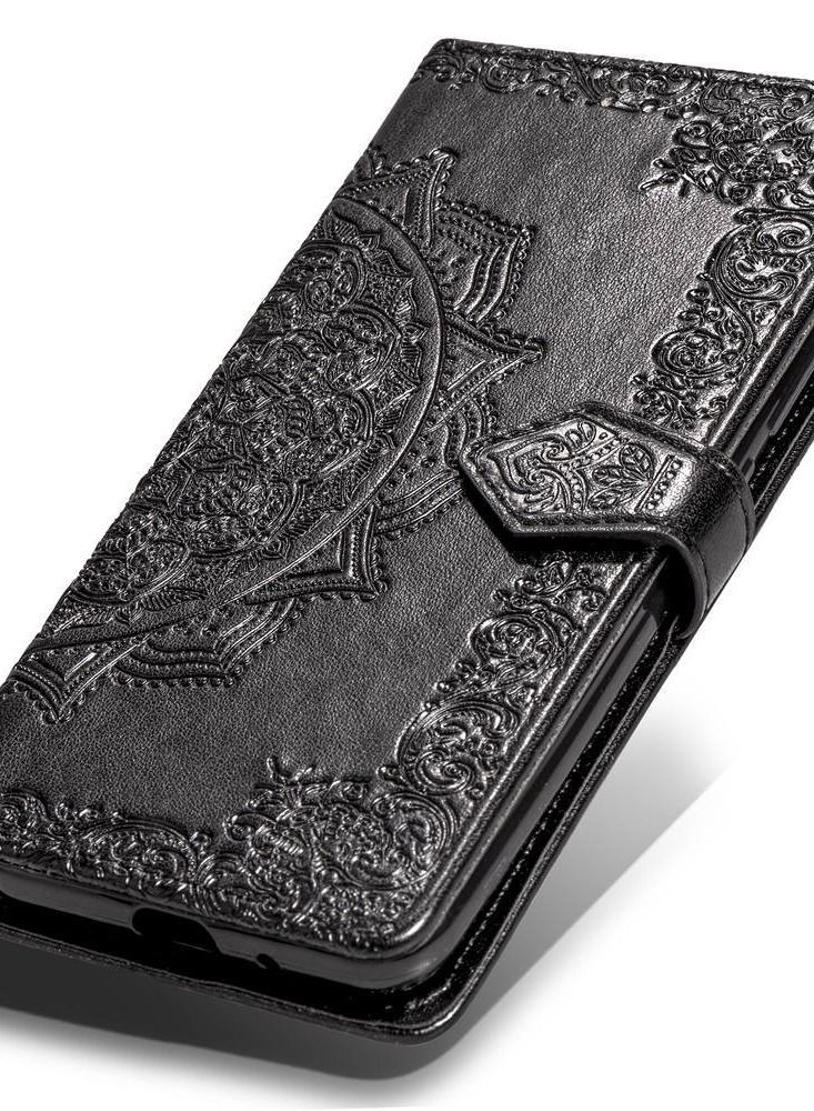 Loquat Suitable For IPhone Datura Embossed Leather Case - Image 2