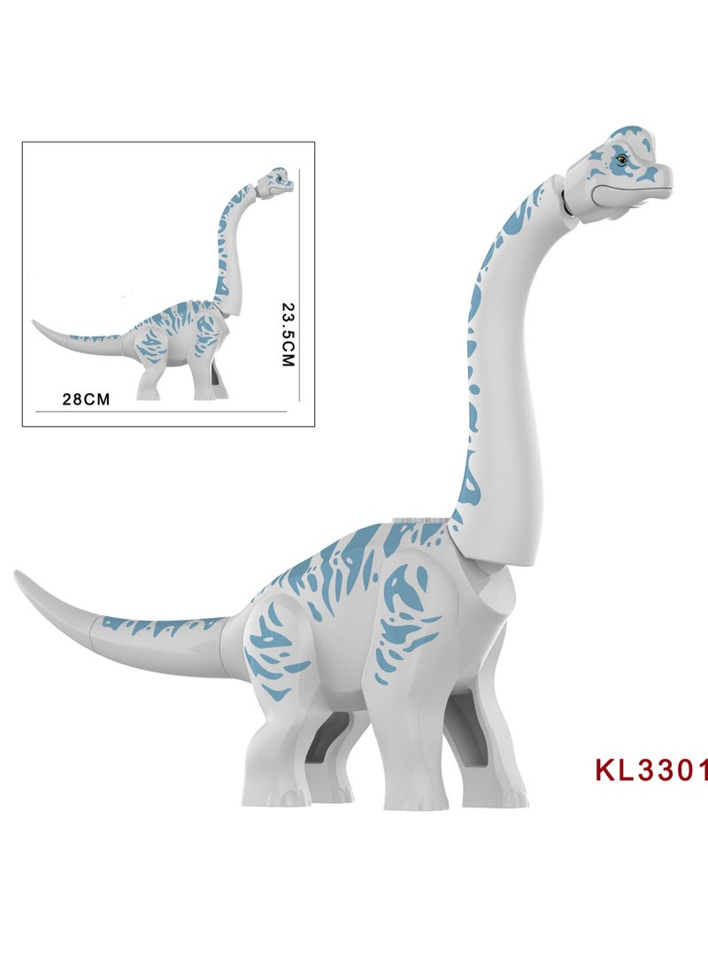 5 Piece Set Of Giant Brachiosaurus Series Children's Educational Building Blocks Toys Suitable For Boys Gifts Bag Pack - Image 2