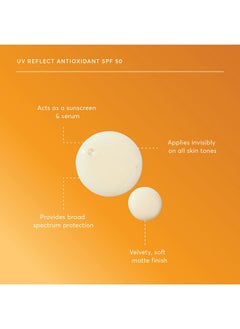 NATURIUM Uv Reflect Antioxidant Broad Spectrum Spf 50 Pa ++++ Sheer Sunscreen Lightweight Face & Skin Protector With Soft Matte Finish 1.7 Oz  - Image 5