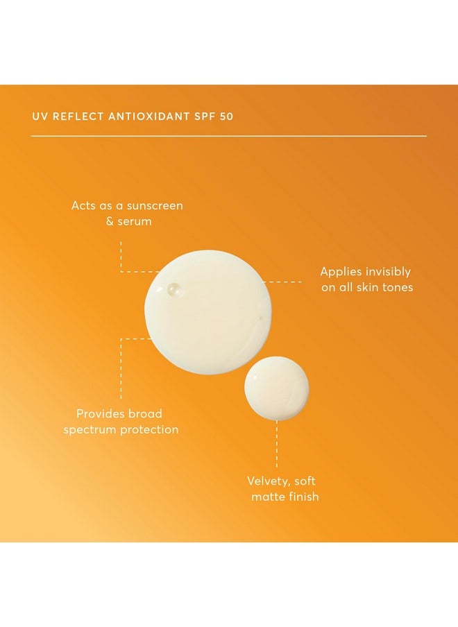 NATURIUM Uv Reflect Antioxidant Broad Spectrum Spf 50 Pa ++++ Sheer Sunscreen Lightweight Face & Skin Protector With Soft Matte Finish 1.7 Oz  - Image 5