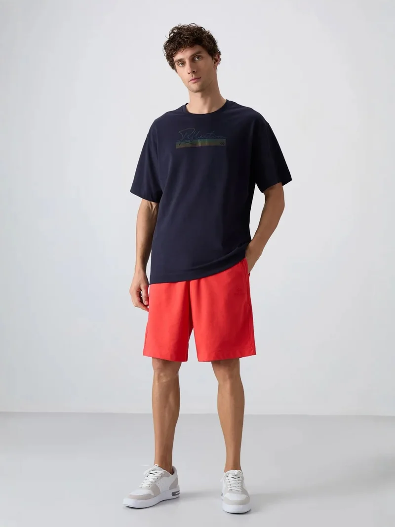 تومي لايف TOMMY Oversized Logo Crew Neck T-Shirt