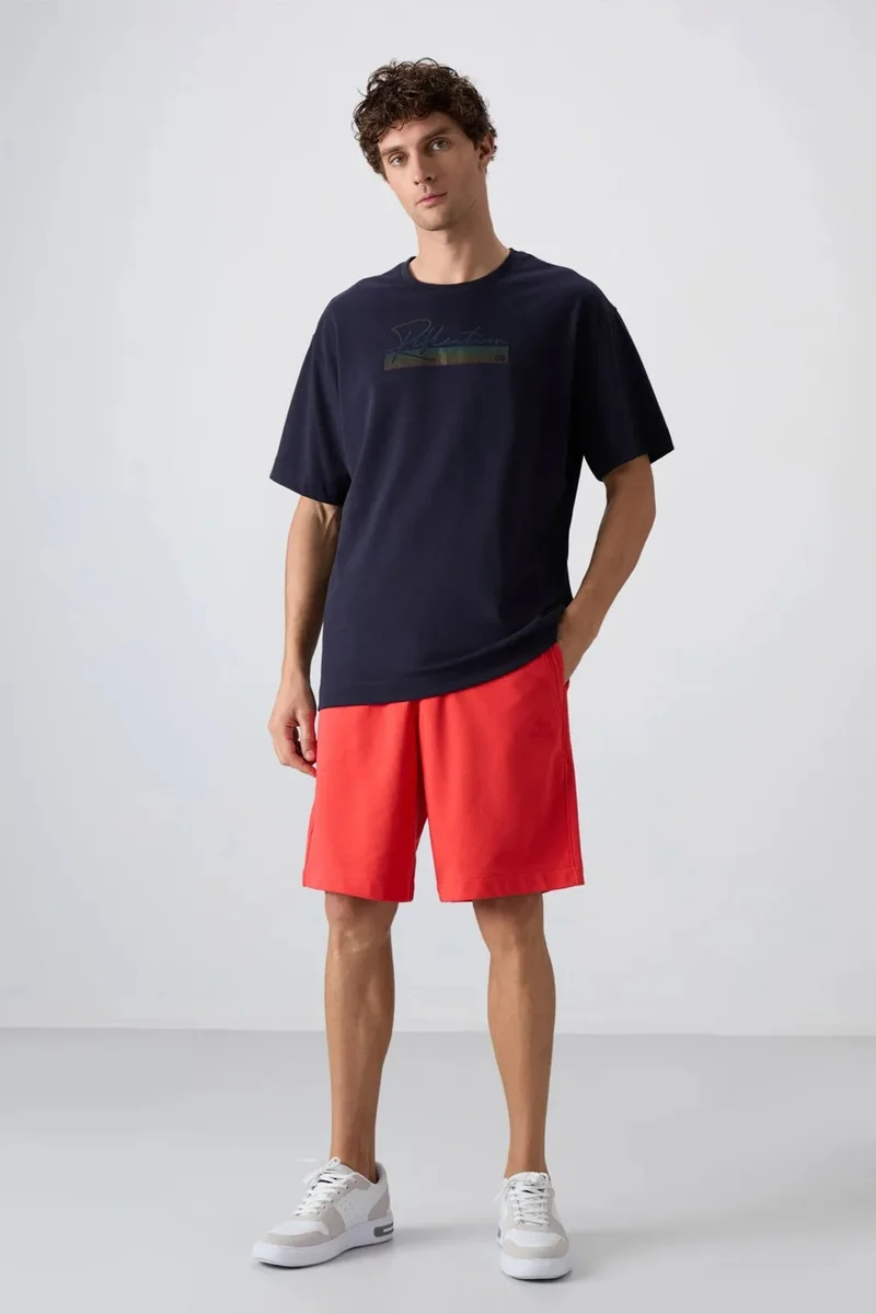 Tommylife TOMMY Oversized Logo Crew Neck T-Shirt