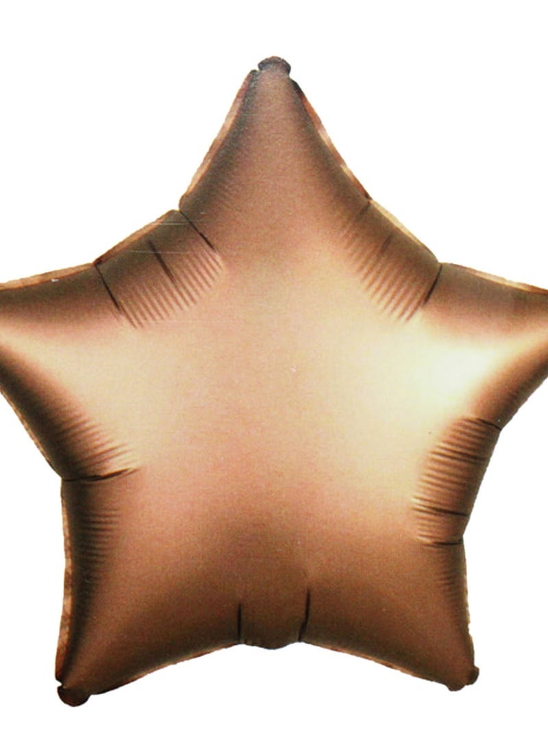 بارتي فن بالون رقائق معدنية نجمة 18 بوصة 1 قطعة / بطاقة - Image 1