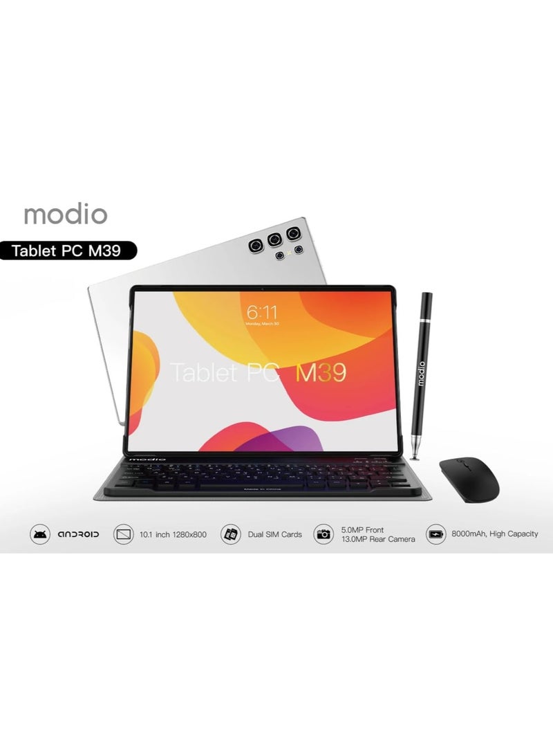 MODIO TAB M39 Tablet 10.1" Android Tablet PC, 12GB RAM 512GB ROM, Dual SIM 4G, WiFi, Bluetooth, Dual Camera – Large Display, Fast Performance - Image 2